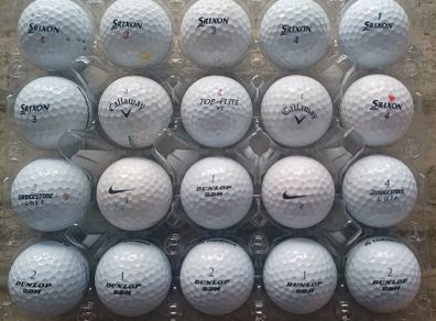 20 Assorted Golf Balls