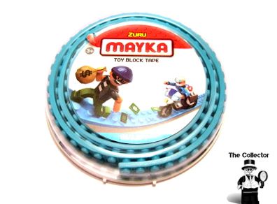 LEGO ZURU MAYKA Tape Azure 2 Stud Wide 1 Metres Long 3.2 FT Adhesive Toy Block Tape Brand New Sealed