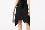 Gina Bacconi Women's Elegant Kaftan Dress Cocktail Dress, Black 44 EU/XXL