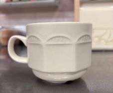Vintage Steelite Ivory teacups