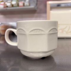 Vintage Steelite Ivory teacups