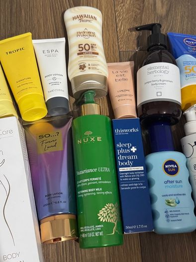 Brand new body lotion, body milk