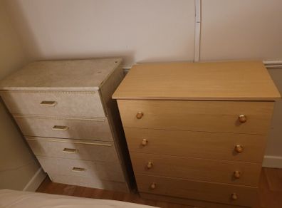 Two Tallboy Chest of Drawers