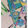 Original Abstract Painting  inspired by a box of Cadbury Roses Chocolate Image 5