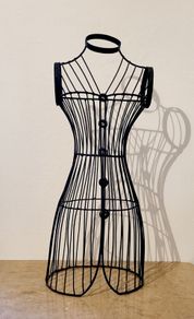 Vintage wirework dress form