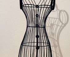Vintage wirework dress form
