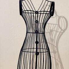 Vintage wirework dress form