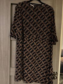 Hobbs London geometric print dress - UK 12