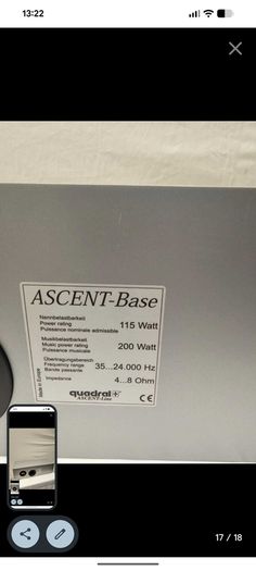 Quadral 200w Ascent 450  center speaker