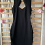 dress asos petite uk size 8 black dress back detail dress Image 2