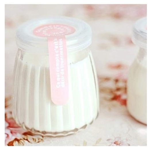 Brand New Fasmov Small Yogurt Jars 118ml with PE Lids Perfect for Jam
