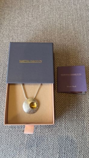 Martina Hamilton Sterling Silver and Gold plate necklace
