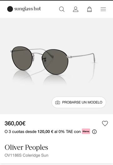Oliver Peoples Sunglasses