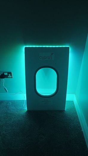 Authentic Airbus A319 Aircraft Window Panel LED lights Cyprus Airways | Reg 5B-DCX
