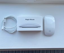 Official Apple Magic Mouse (Wireless / Bluetooth) Boxed with Cable