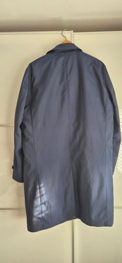 Men's Marks and Spencer Padded Coat Navy XL Long