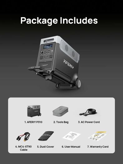 AFERIY 3.6KW  Expandable Portable Power Station