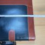 Two-Tone Leather Hard Case Briefcase - Vintage - Combination lock Image 10