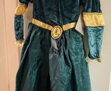 Merida costume dress Disney from the movie Brave 9/10 y