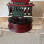 Vintage Wooden Wind up revolving Cable Car Image 7