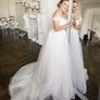 Beautiful Princess Wedding Dress - Lace Corset & Full Tulle Skirt Image 3