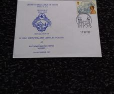 Great Britain Covers : Lesney Park Lodge of Erith " West Kent " - 1987 Masonic Cover