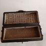 Vintage Chinese Leather Pillow Box Image 2