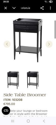 Broomer side table Rrp 800