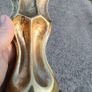 Matching Pair of German WW1 7.7 cms Trench Art Vases Image 6