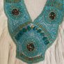 White Top with turquoise detail Image 3