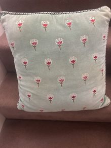 Assorted Duck Egg blue/green cushions