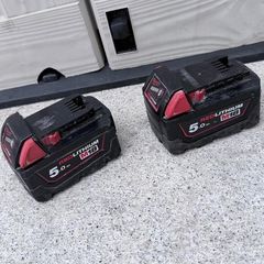 Milwaukee M18 REDLITHIUM 5.0Ah Batteries