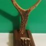 Handcrafted Deer Antler Desk Pen Display Stand Image 6