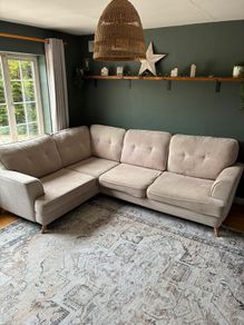EZ Living Grey Corner Sofa