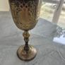 Brass Old Vintage Goblet Cup Image 2