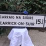 Original 38" Carrick-On-Suir Cast Double Sided Road Sign Image 3