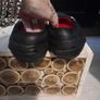 northface quilted shoes Image 3