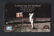 1999 Gibraltar 50 unit A Giant Leap For Mankind (Siemens - S5 (Module 33)) Phonecard