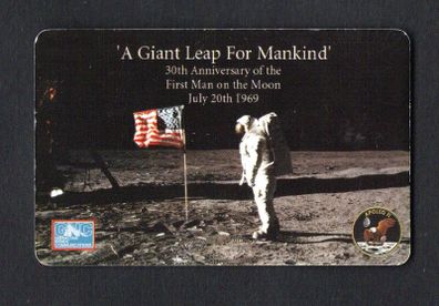 1999 Gibraltar 50 unit A Giant Leap For Mankind (Siemens - S5 (Module 33)) Phonecard