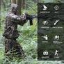 5PCS Ghillie Suit 3D Leaf Camouflage Uniform Gilly Suit Image 5
