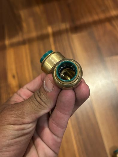 15mm Tectite Push-Fit Equal 90 Elbow DZR Brass