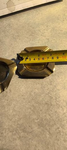 6 different itmes- 1- candle holder 12.00 euro. 2- candle holder round one 10.00 euro. 3- round ashtray12 cm. Dia. 12.00 euro. 4- small  round ashtray9.5 cm. Dia. 9.00 euro. 5-  2 small square ashtray 8 cm. Dia. 9.00 euro each.