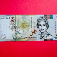 Bahamas. 1/2 Dollar  2019   PICK. 76 ( Uncirculated )