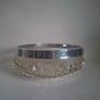 Vintage Cut Glass Serving Bowl Image 2