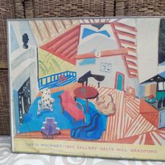 David Hockney, Exhibition poster, Large vintage print