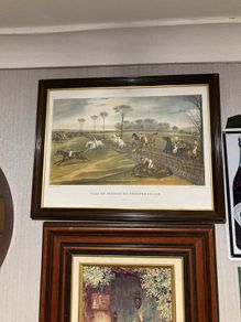 old print and pitcher