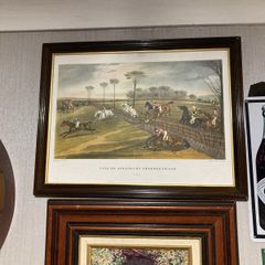 old print and pitcher
