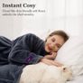 Winthome Wearable Blanket with Sleeves. Soft and Warm for Sofa Lovers. Two Sizes, with Elastic Cuffs, Hook and Loop Fastener MULTIPLE COLOURS/SIZES AVAILABLE (FREE POSTAGE) Image 7