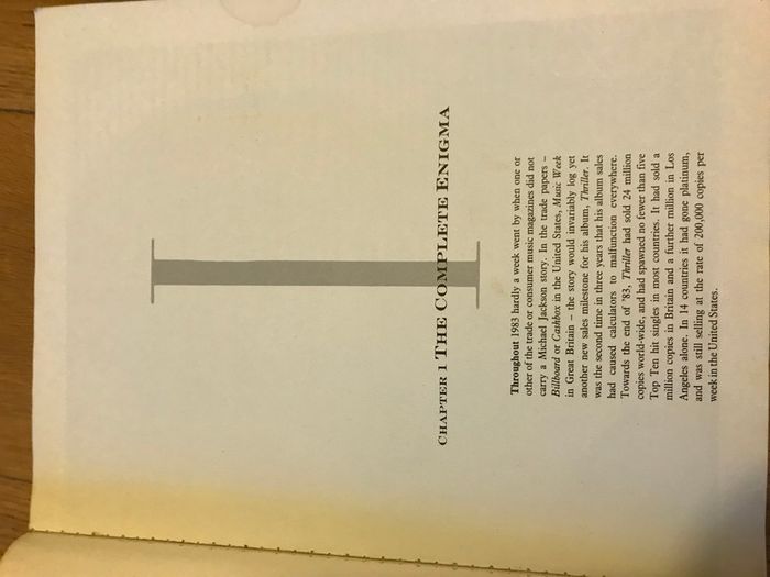 Michael Jackson Illustrated Biography - Collectable