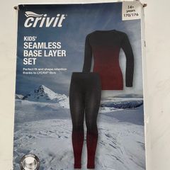 Kids ski baselayers set, age 14+, brand new in unopened box (Free girls clothes bundle for first buyer to offer asking price on this)